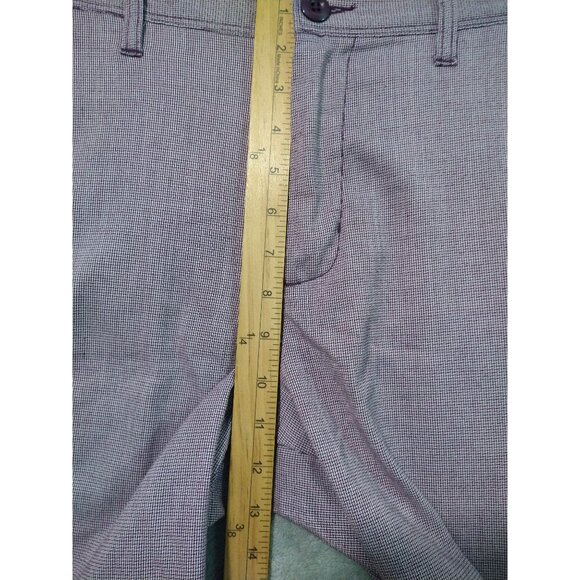 RVCA Shorts Mens 32 Red Backbone Flat Front Twill Lightweight Outdoors Skater - Picture 4 of 10